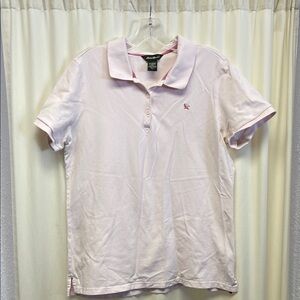 Eddie Bauer Light Pink Polo Shirt Large Tall